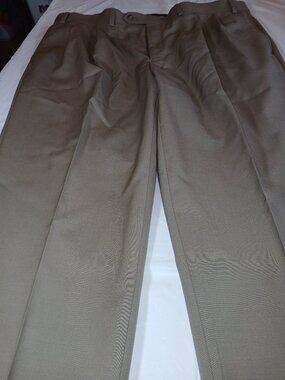 Lauren Ralph Lauren High Performance Wool Dress Pants Tan 38W 32L